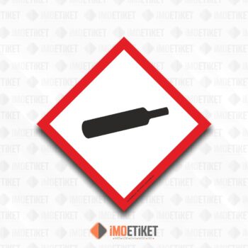 GHS04 Basınçlı Gaz Etiketi (Gas Cylinder) - GHS/CLP Tehlike Piktogramı