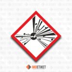 GHS01 Patlayıcı Madde Etiketi